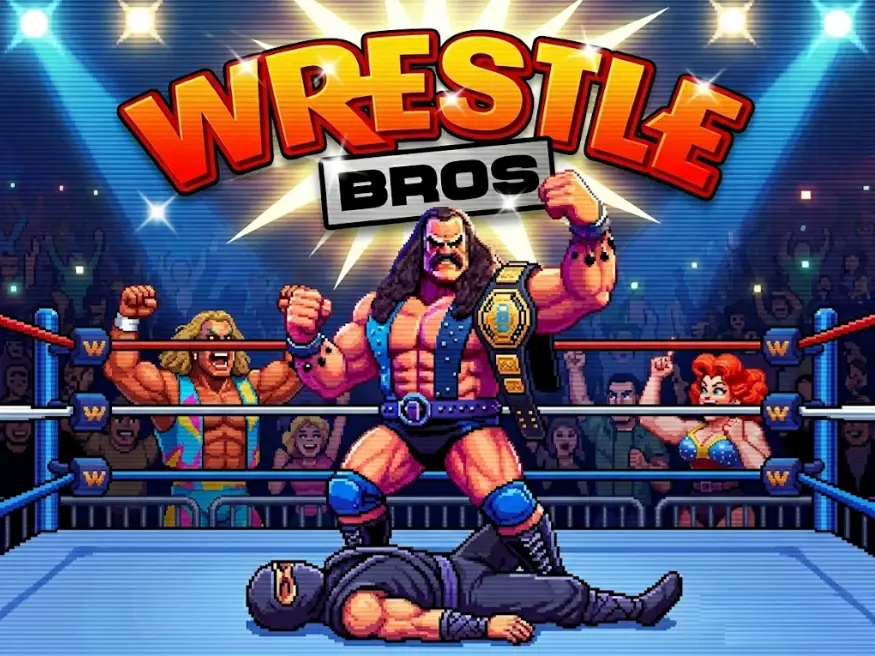 Wrestle bros cover art